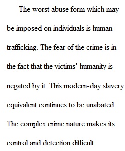 Human Trafficking _Week 2 Assignment- 1